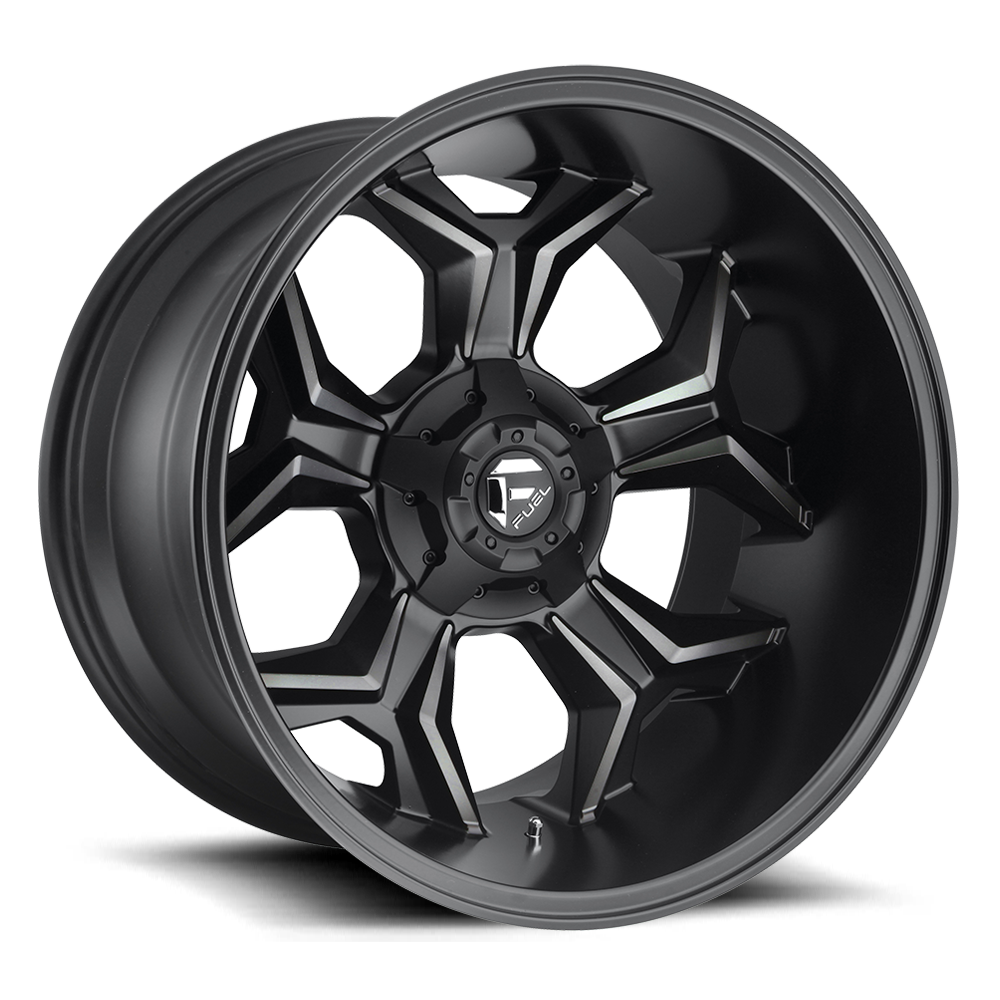 Fuel Off Road Model D605 AVENGER Matte Black/Machined/DDT 20X12