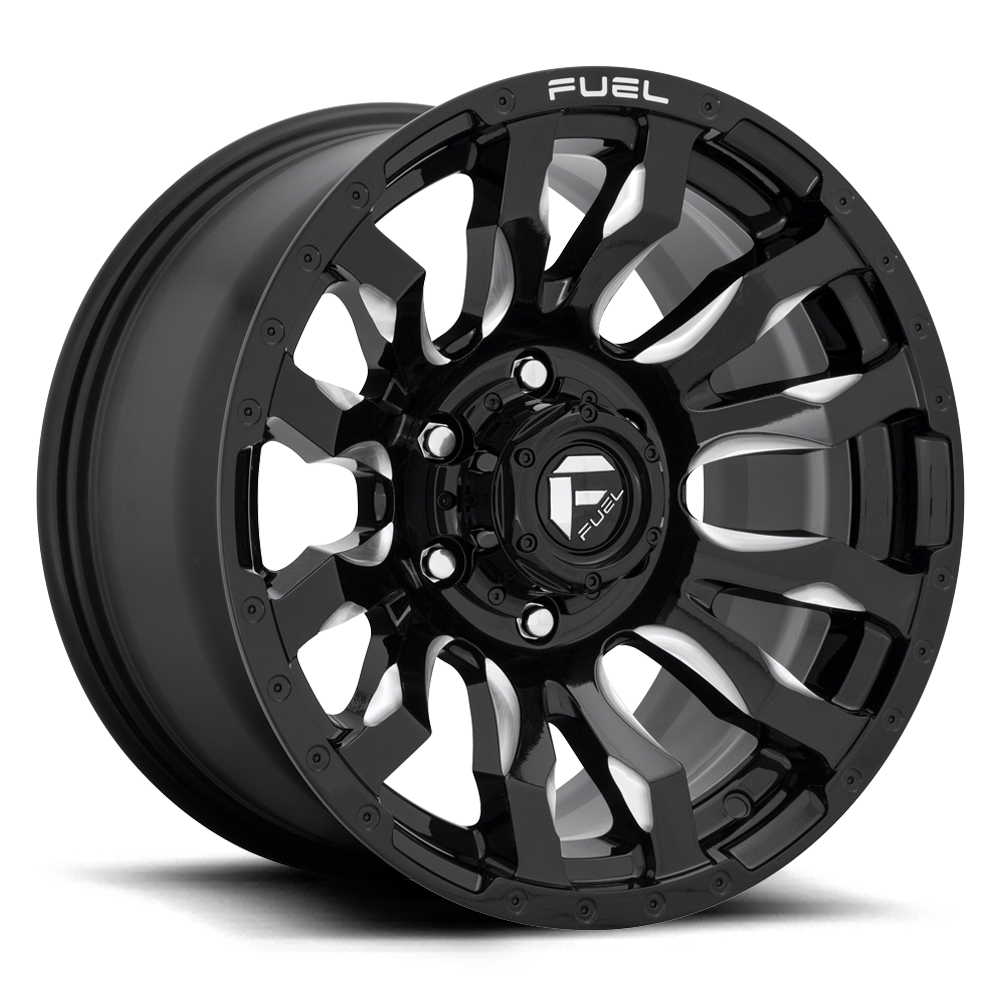Fuel Off Road Model D673 BLITZ Gloss Black & Milled 20X8.25