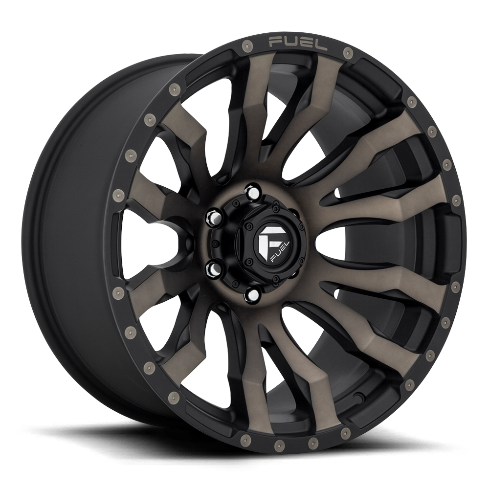 Fuel Off Road Model D674 BLITZ Matte Black/Machined/DDT 20X9