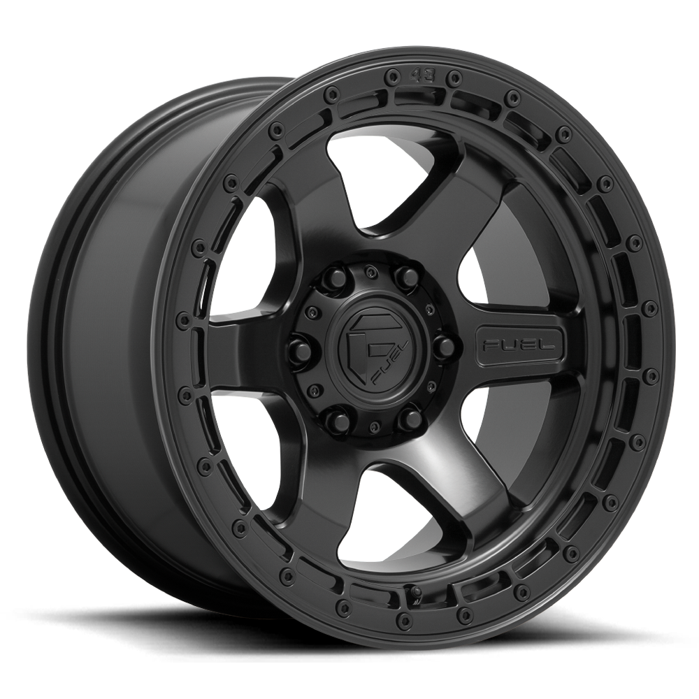 Fuel Off Road Model D750 BLOCK Satin Black 17X9