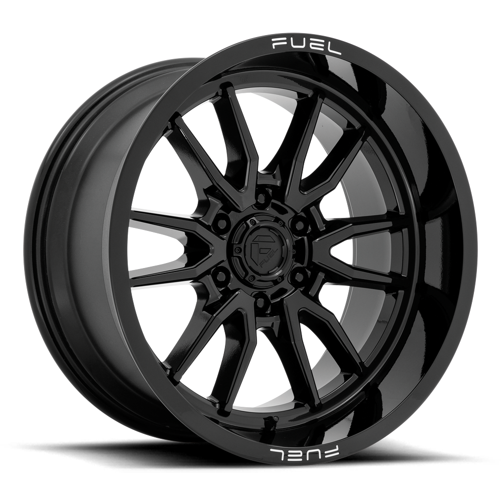 Fuel Off Road Model D760 CLASH 6 Gloss Black 18X9