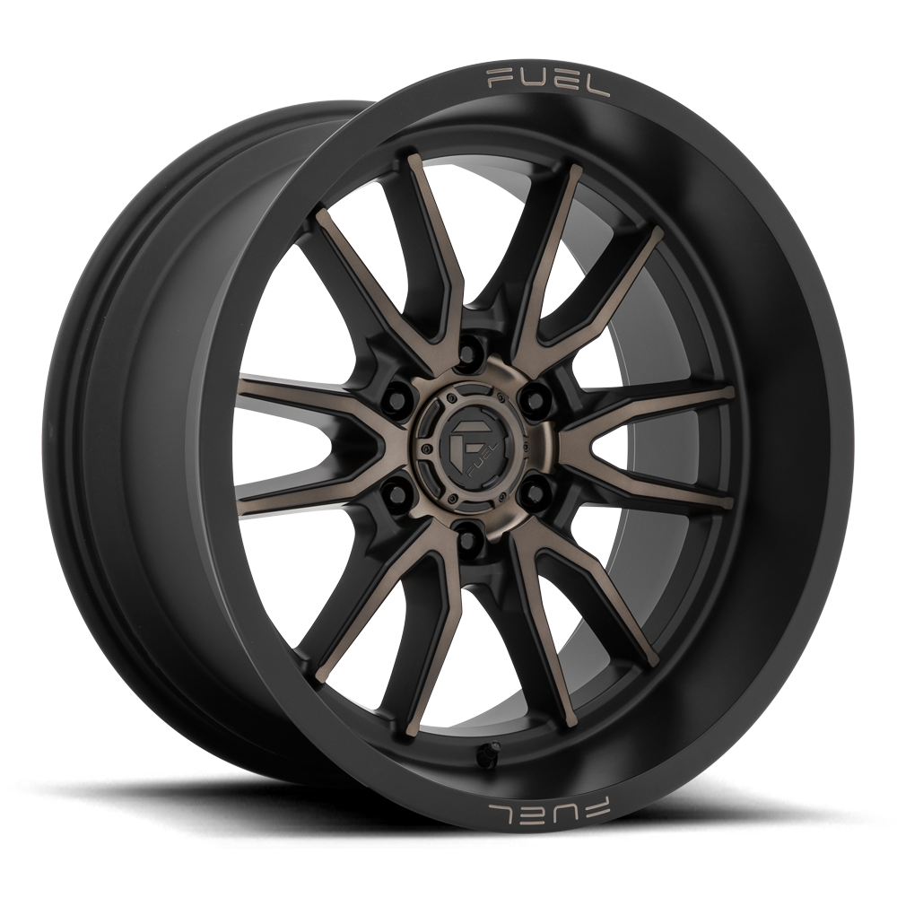 Fuel Off Road Model D762 CLASH 6 Matte Black w/Dark Tint 20X9