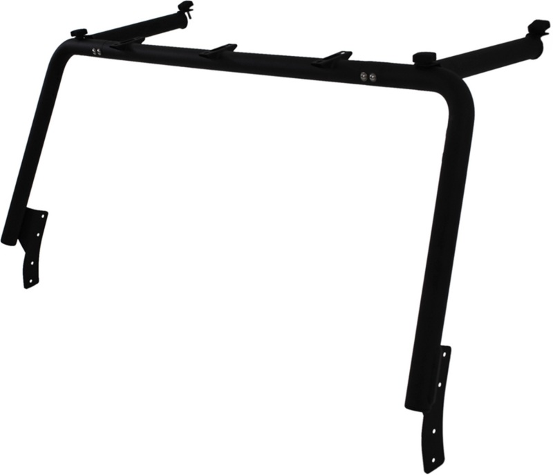 MBRP 07-10 Jeep Wrangler JK Front Roof Rack Extension (2 Door) Black Coated - 131040