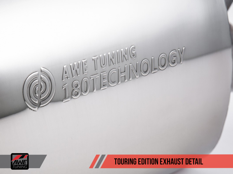 AWE Tuning Mk5 Jetta 2.0T - GLI Touring Edition Exhaust - Polished Silver Tips - 3015-22062