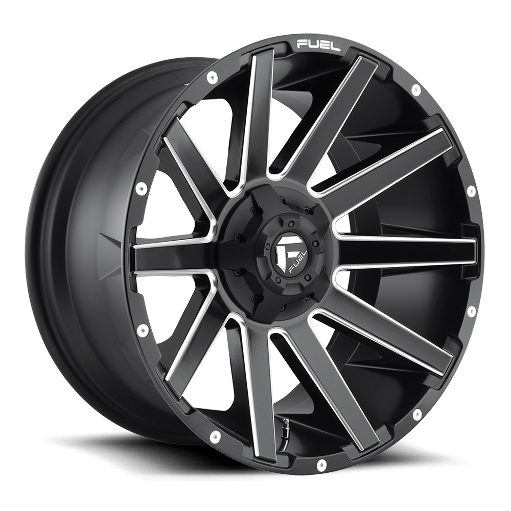 Fuel Off Road Model D616 CONTRA Matte Black & Milled 22X12