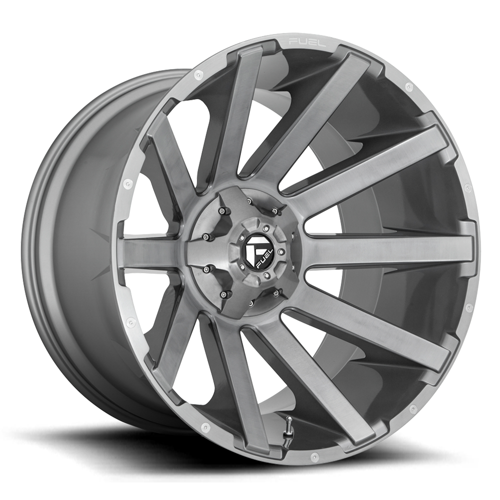 Fuel Off Road Model D714 CONTRA Brushed Gunmetal 22X12