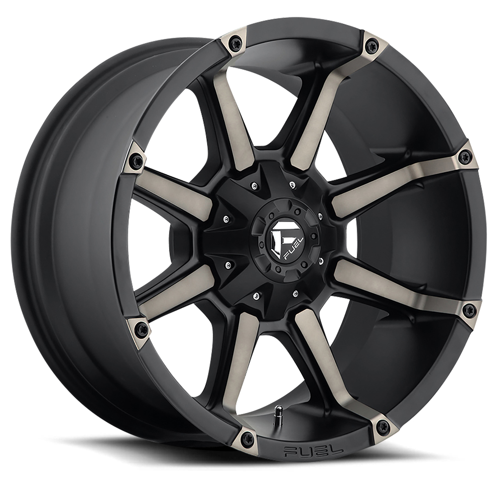 Fuel Off Road Model D556 COUPLER Black & Machined with Dark Tint 20X9