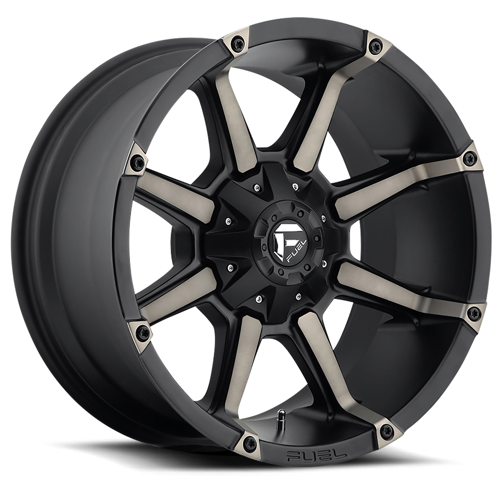 Fuel Off Road Model D556 COUPLER Black & Machined with Dark Tint 20X10