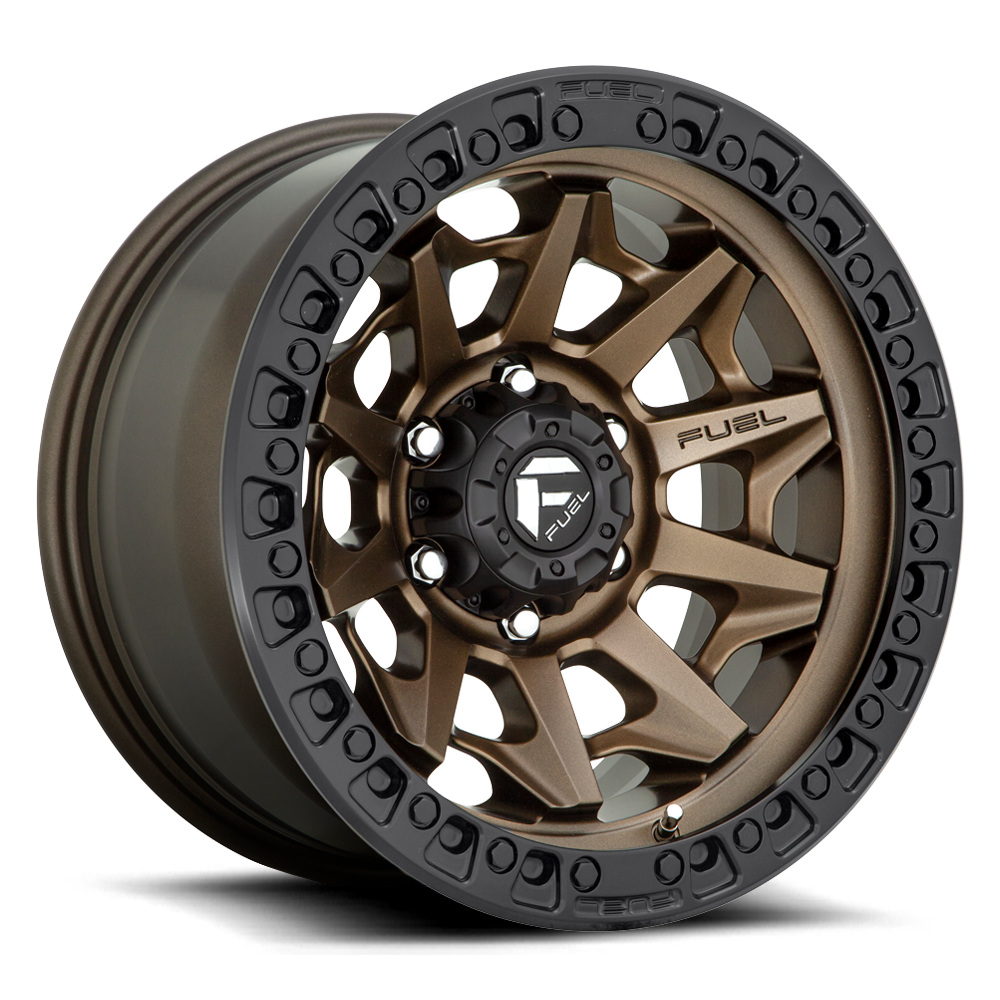 Fuel Off Road Model D696 COVERT Matte Bronze with Black Ring 17X9