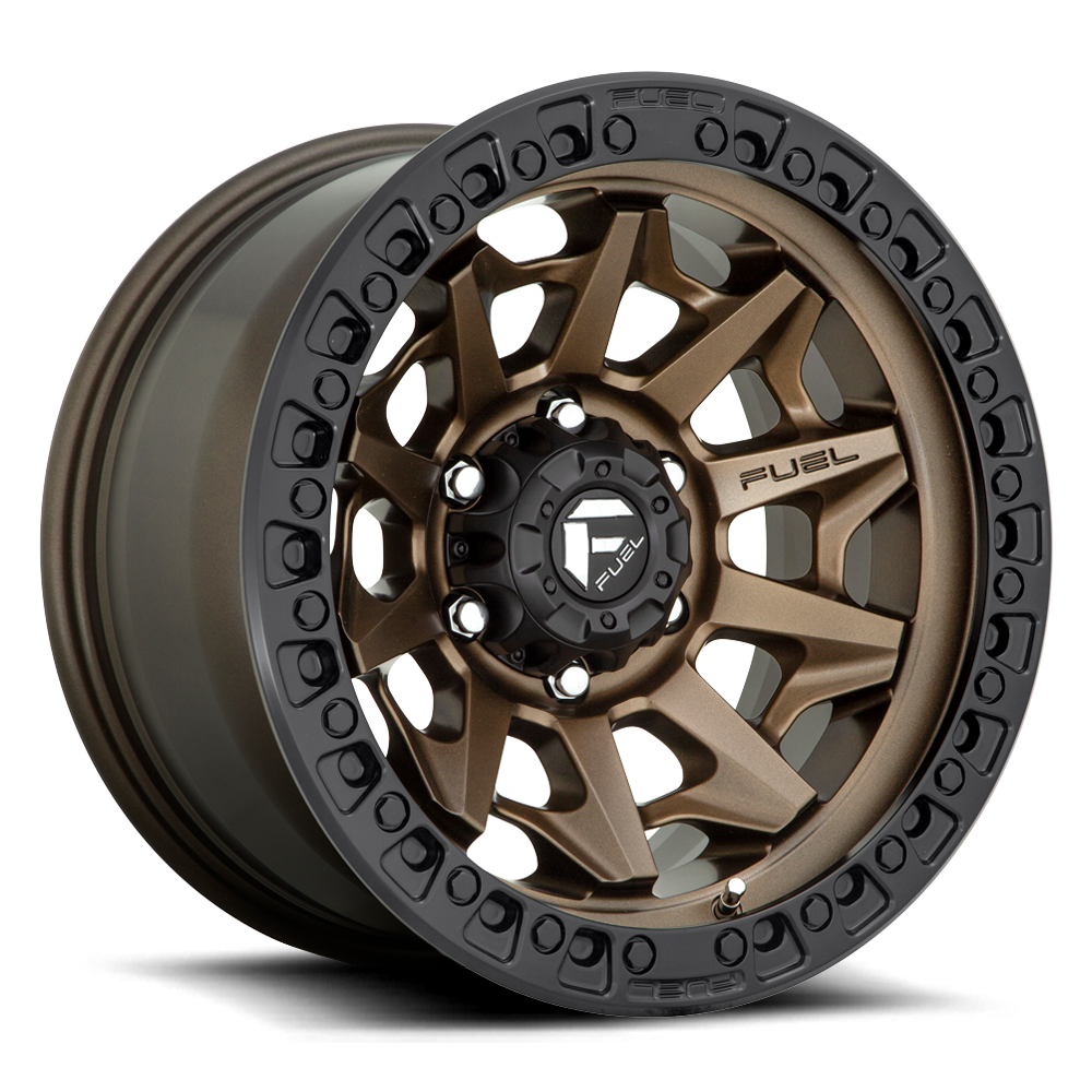 Fuel Off Road Model D696 COVERT Matte Bronze with Black Ring 18X8.50