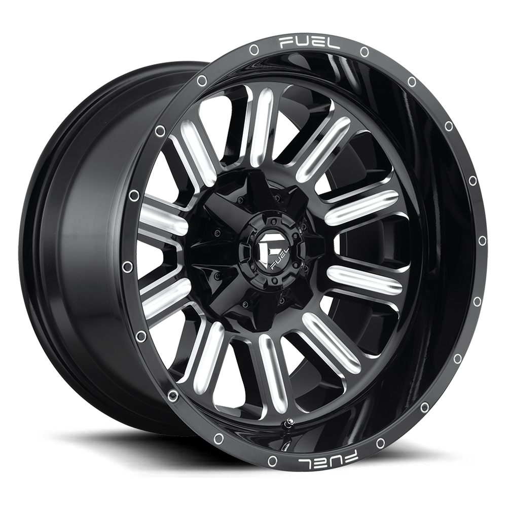Fuel Off Road Model D620 HARDLINE Gloss Black & Milled 15X8