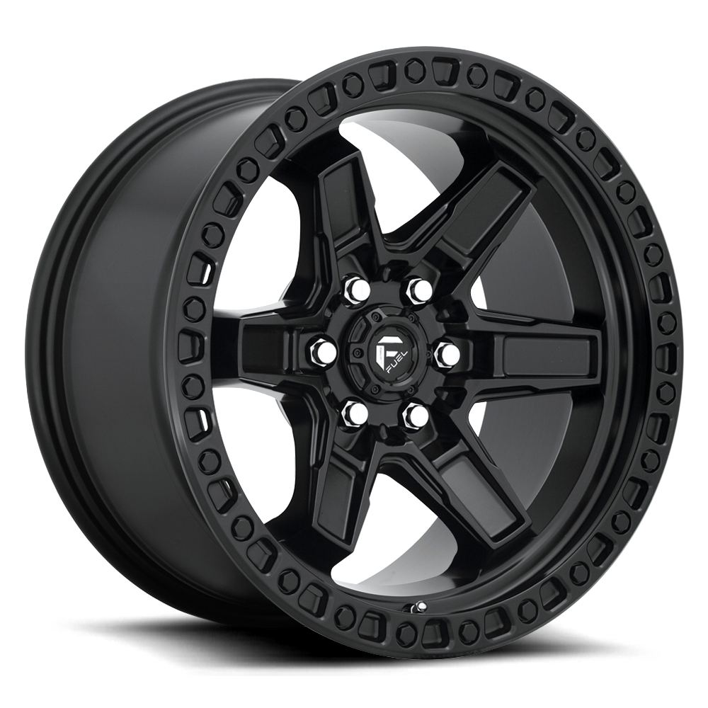 Fuel Off Road Model D697 KICKER 6 Matte Black 17X9