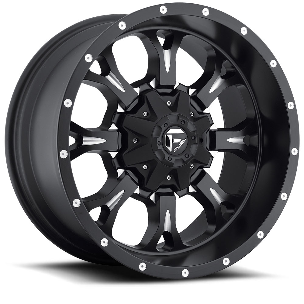 Fuel Off Road Model D517 KRANK Matte Black & Milled 17X9