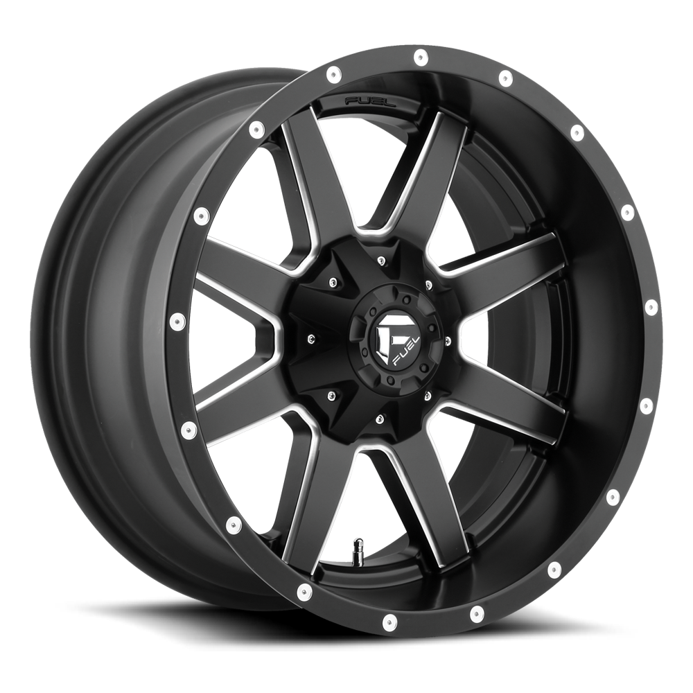 Fuel Off Road Model D538 MAVERICK Black & Milled 18X12