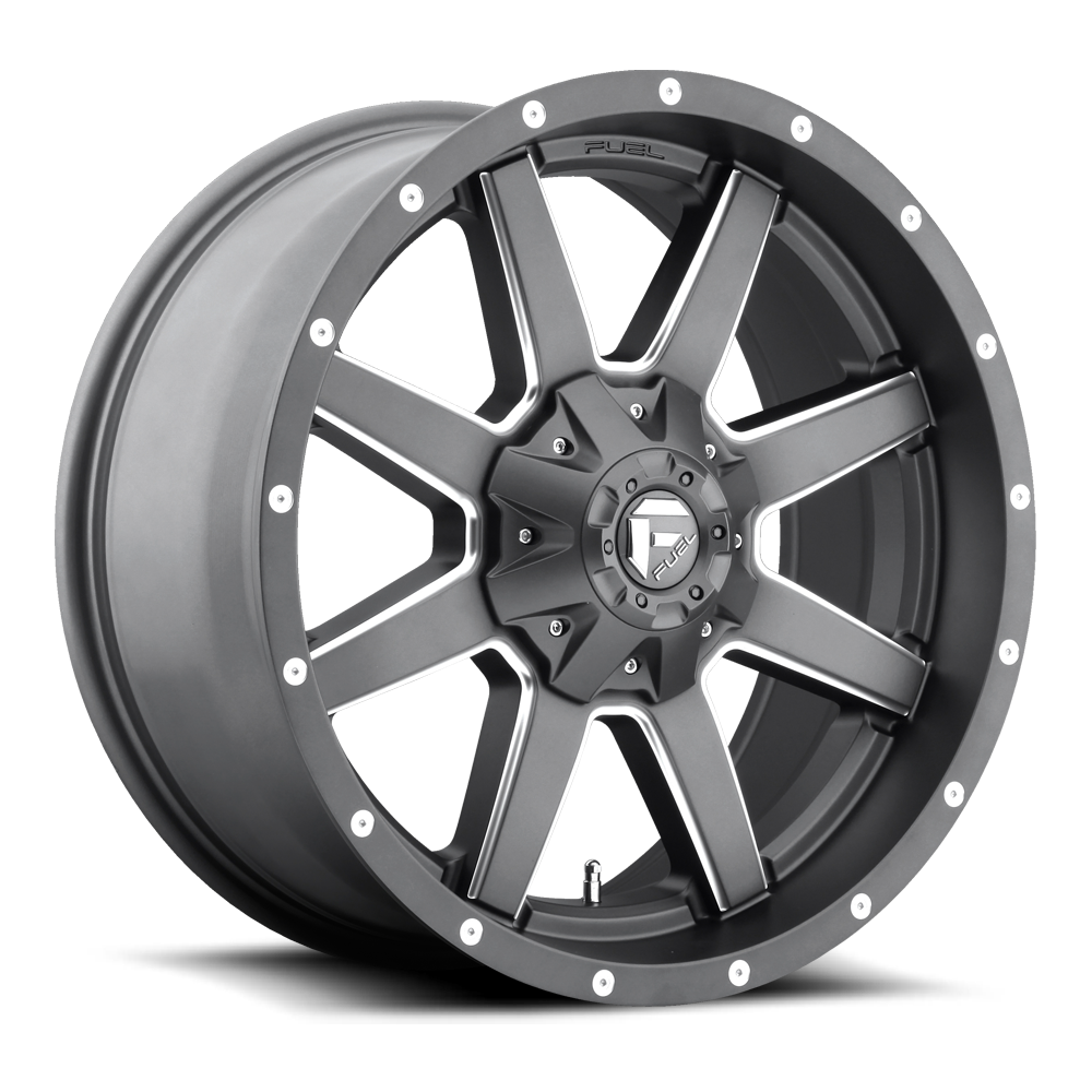Fuel Off Road Model D542 MAVERICK Anthracite & Milled Spoke 20x9