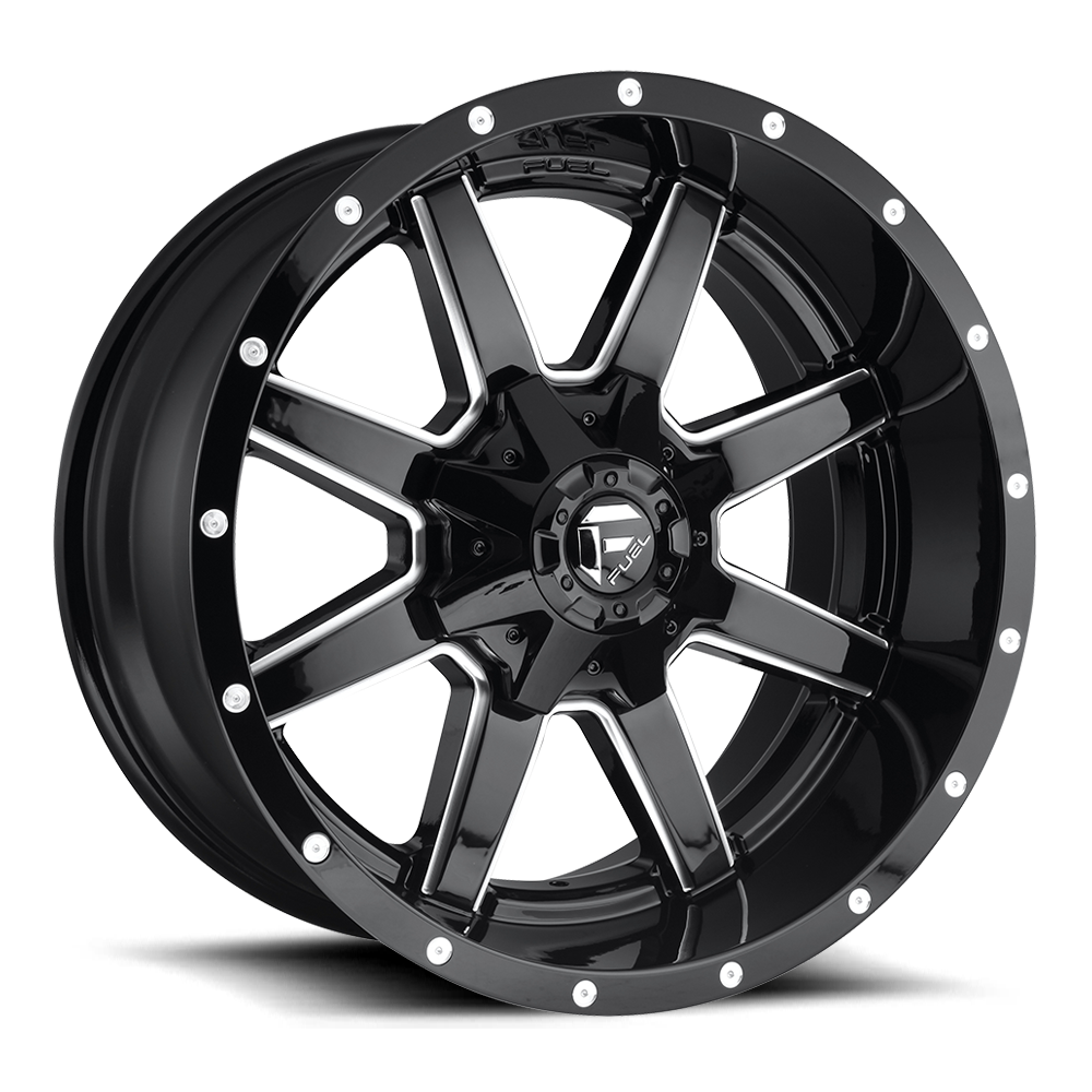 Fuel Off Road Model D610 MAVERICK Gloss Black 20X14