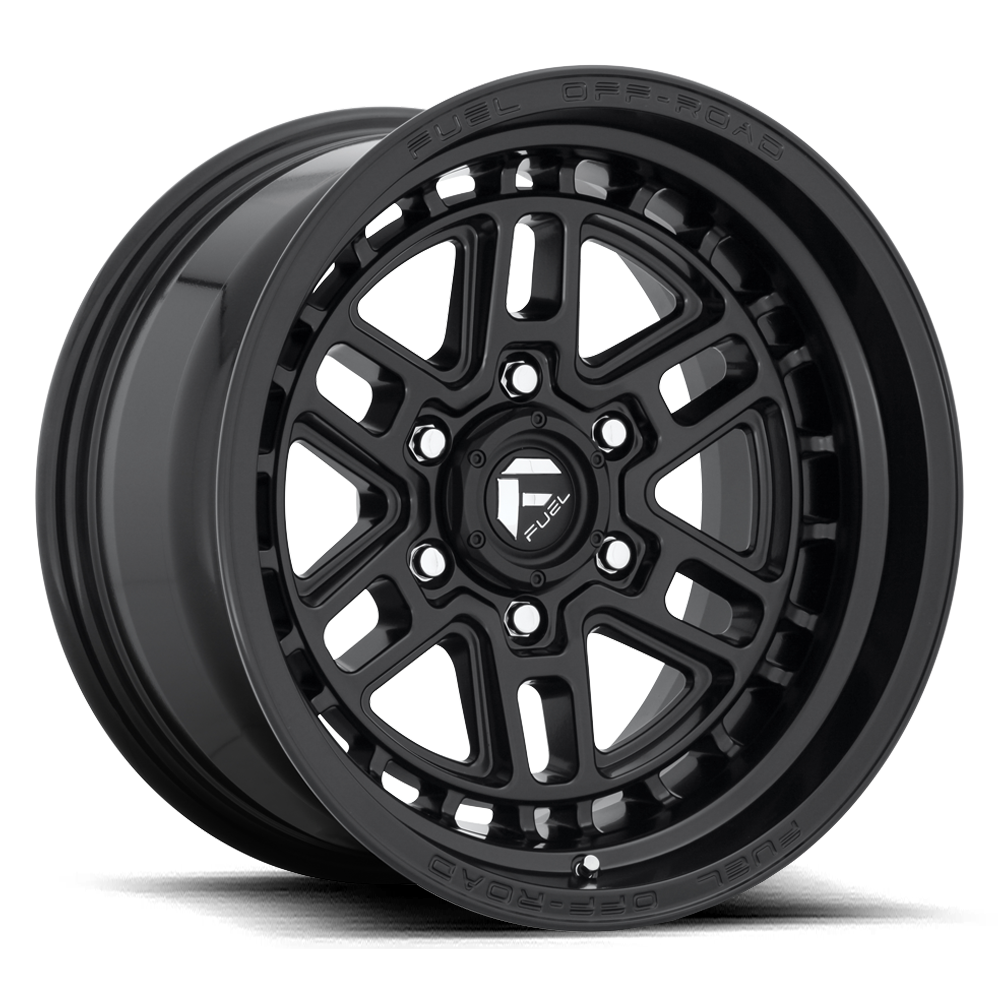 Fuel Off Road Model D667 NITRO 6 Matte Black 17X9