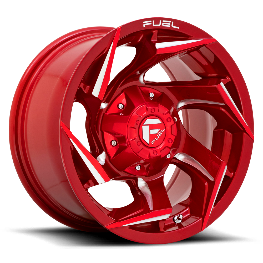 Fuel Off Road Model D754 REACTION Candy Red & Milled 15X8