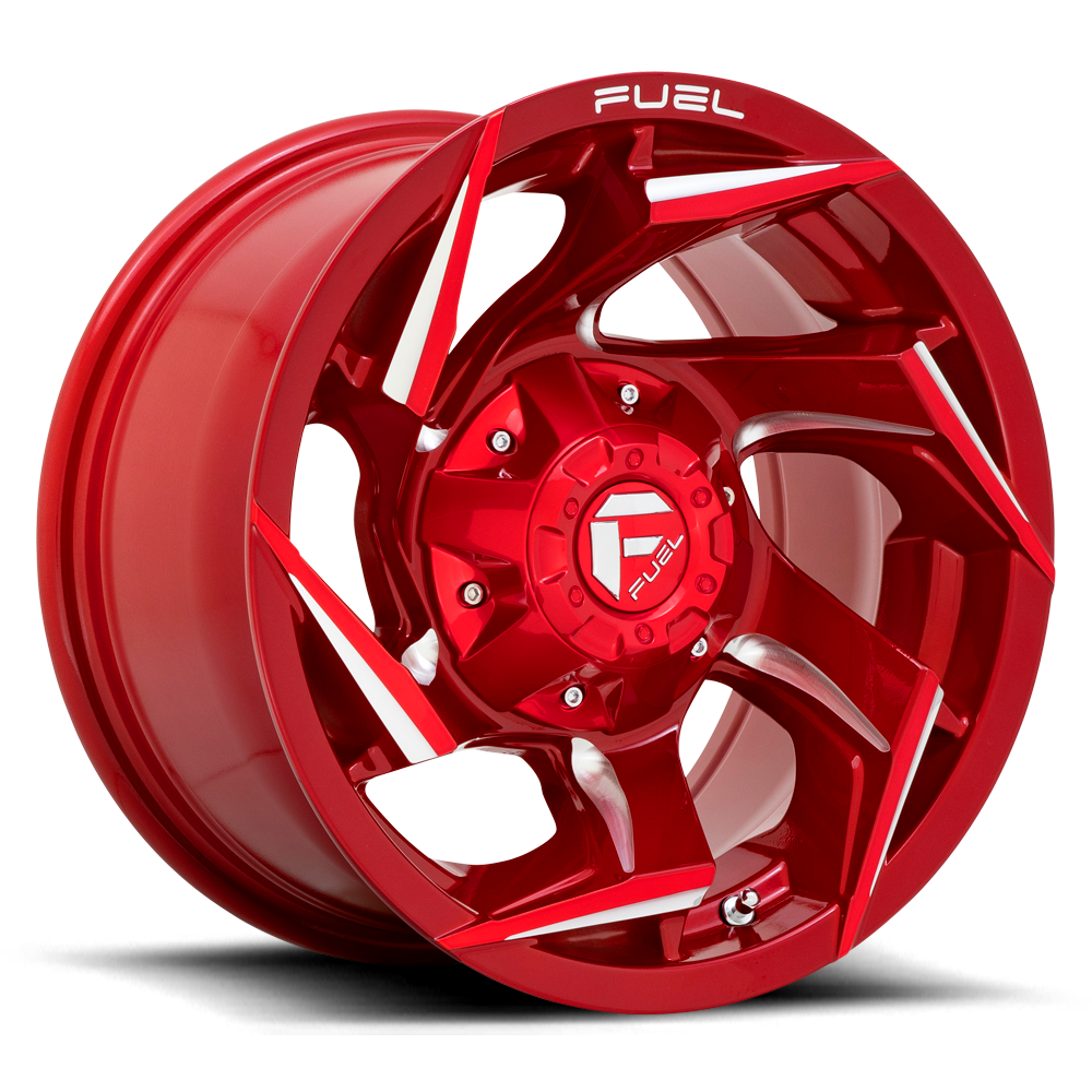Fuel Off Road Model D754 REACTION Candy Red & Milled 18X9
