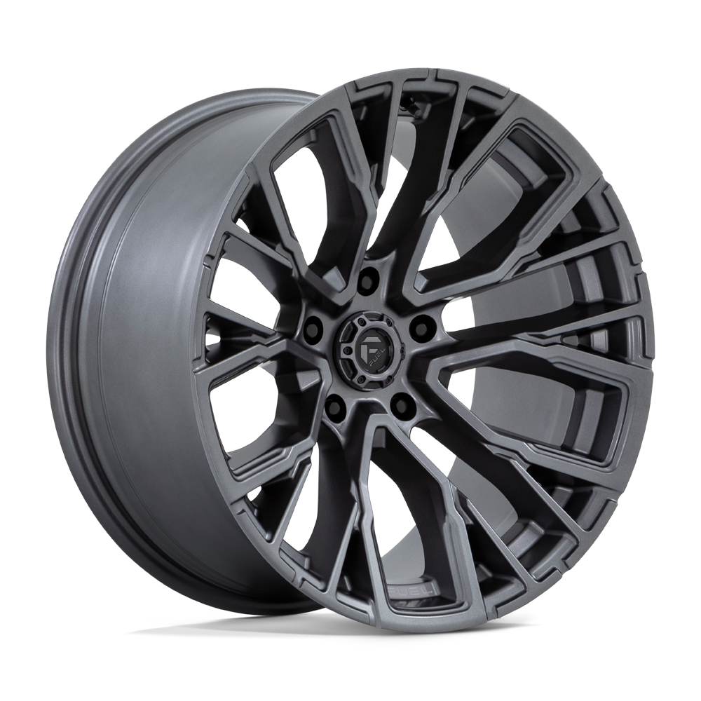 Fuel Off Road Model D848 REBAR 5 Matte Gunmetal 22X12