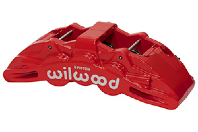 Wilwood Caliper Red SX6R 5.40in Piston 1.25in Disc - 120-14861-RD