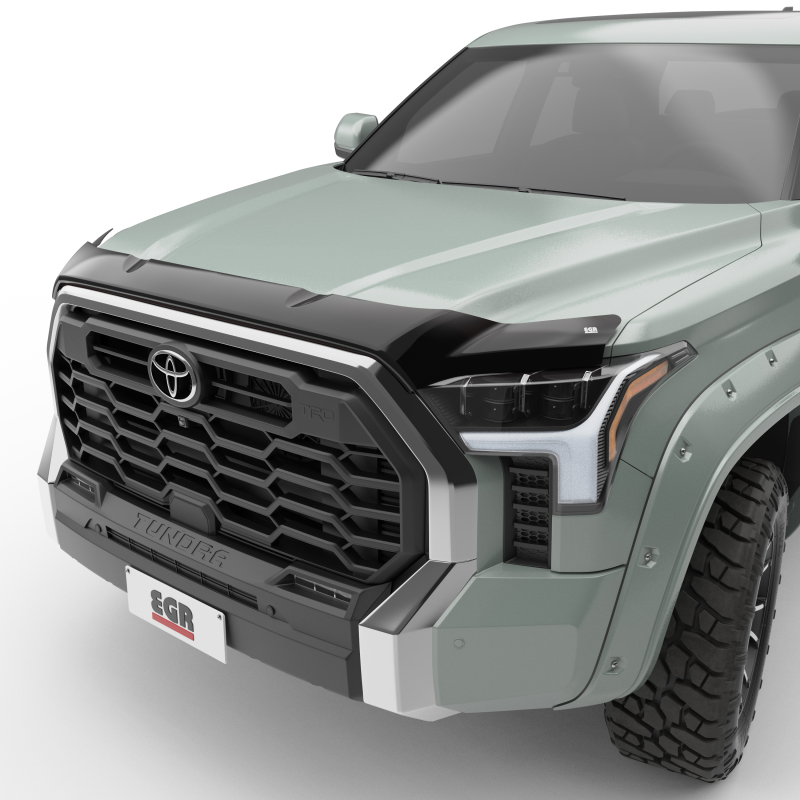 EGR 22-23 Toyota Tundra Superguard Hood Guard - Dark Smoke - 305401