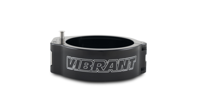 Vibrant 2in O.D. Aluminized HD 2.0 Clamp - Anodized Black (Clamp Only) - 32535