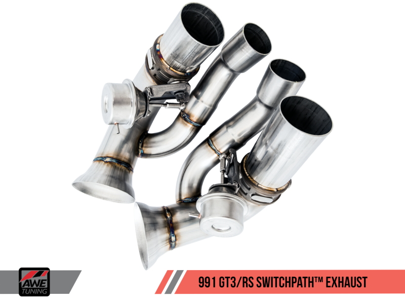 AWE Tuning Porsche 991 GT3 / RS SwitchPath Conversion Kit (Requires AWE Tuning Center Muffler) - 3825-11014