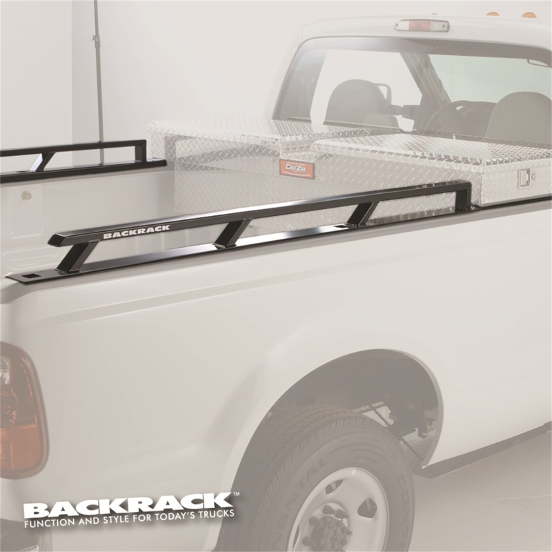 BackRack 02-18 Dodge Ram 8ft Bed Siderails - Toolbox 21in - 80517TB