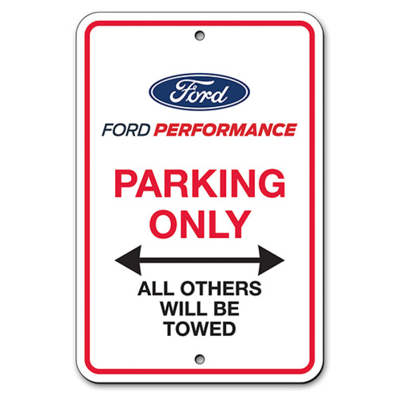 Ford Racing Ford Performance Parking Only Sign - M-1827-PARK