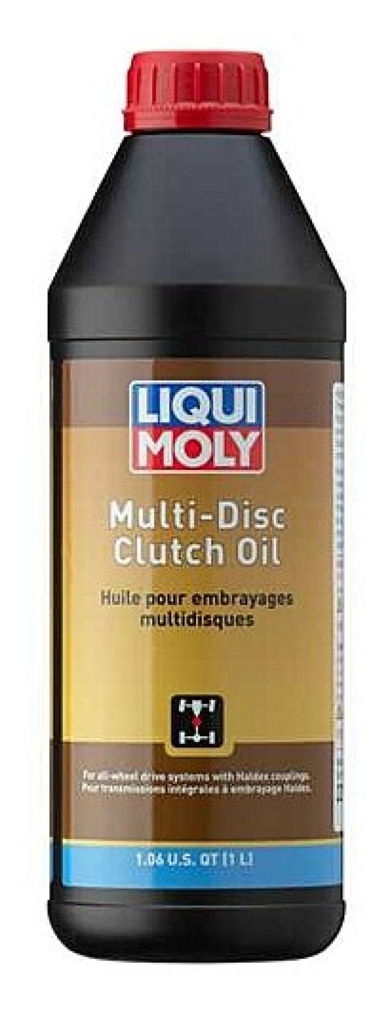 LIQUI MOLY 1L Multi-Disc Clutch Gear Oil (Specifically for Haldex AWD/Quattro/4Motion) - 22194