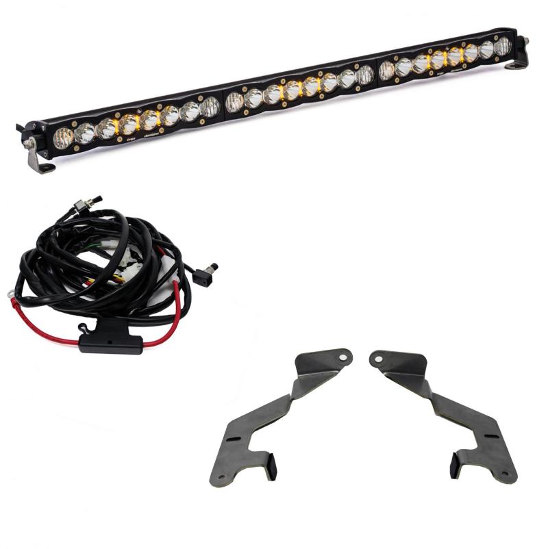 Baja Designs 2014+ 30in Grille LED Light Bar Kit For Toyota Tundra S8 Driving Combo - 447160
