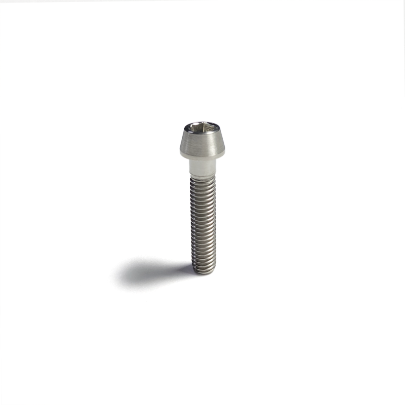 Ticon Industries Titanium Screw Taper Socket Cap M5x25x.8TP 4mm Allen Head - 126-00312-0425