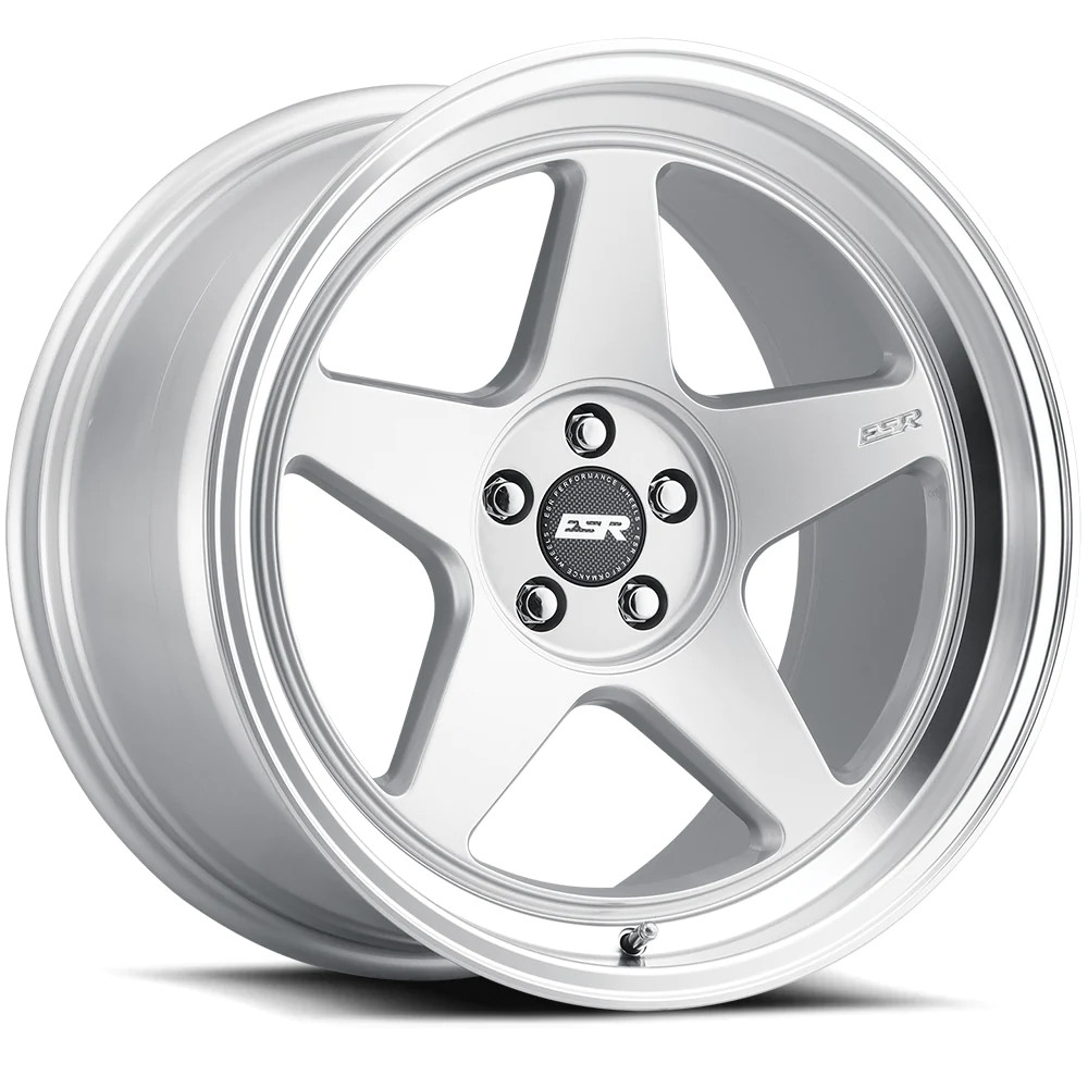 ESR Wheels CR5 19x9 / 5x110 BP (Custom Drill) +20 Hyper Silver