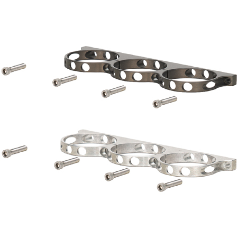 Wilwood Triple Aluminum Reservoir Lightweight Bracket w/ Mounting Screws - Billet - 250-16873