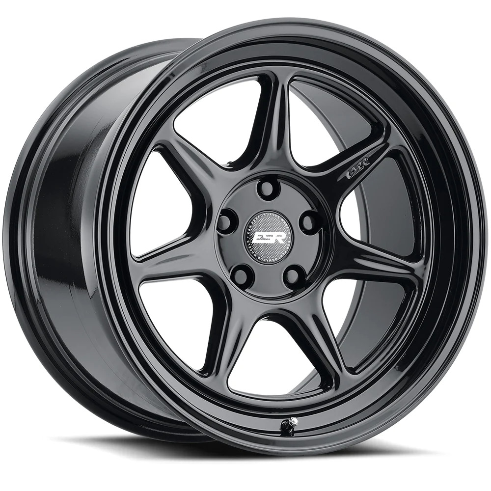 ESR Wheels CR7 18x10.5 / 5x114.3 BP +22 Gloss Black