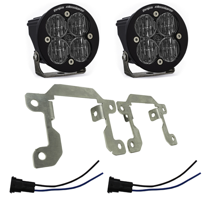 Baja Designs Ford/Subaru SAE Squadron Fog Light Pocket Kit - White - 447724