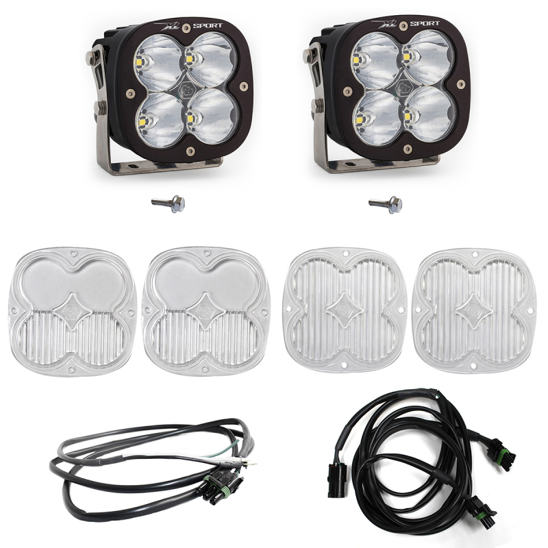 Baja Designs 2021+ Ford Bronco A Piller Light Kit XL Sport Spot w/Upfitter - 447753UP