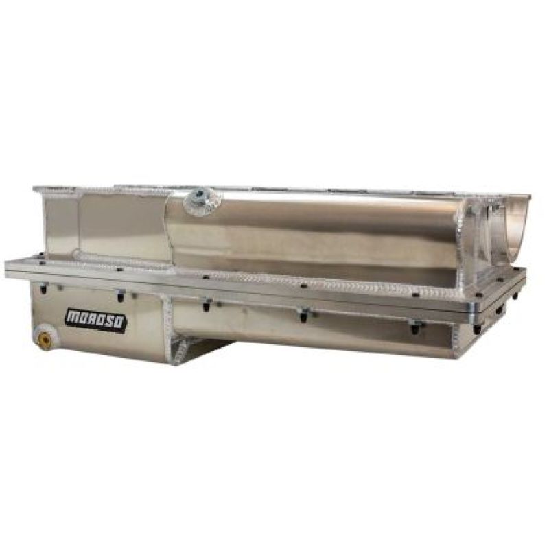 Moroso BBC Donovan 700/DRC2 2-Piece Aluminum Oil Pan (Use w/168 Tooth Flywheel) - 20378