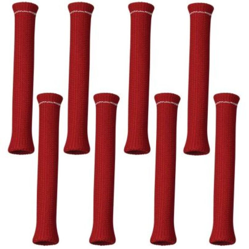 Moroso High Temperature Spark Plug Boot Protectors - Red (8 Pack) - 71972