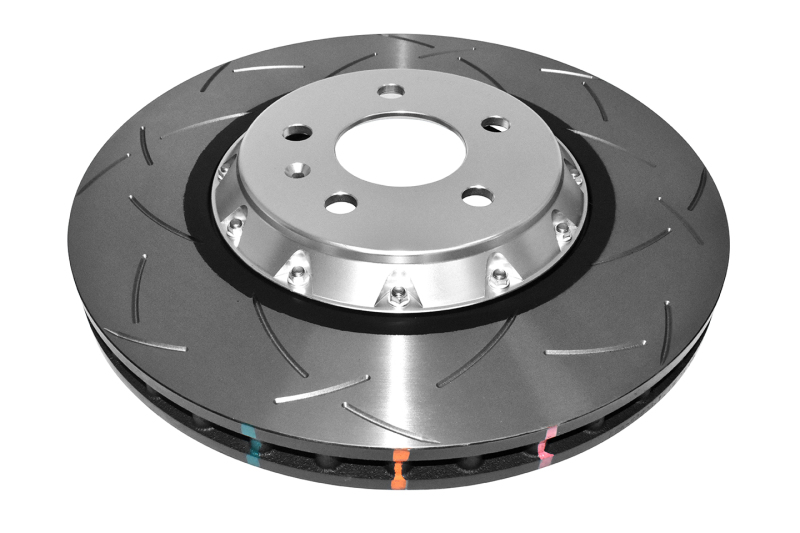 DBA 14-20 Audi A6 Quattro (w/345mm Front Rotor) Front 5000 Series Slotted Rotor w/Silver Hat - 52832SLVS