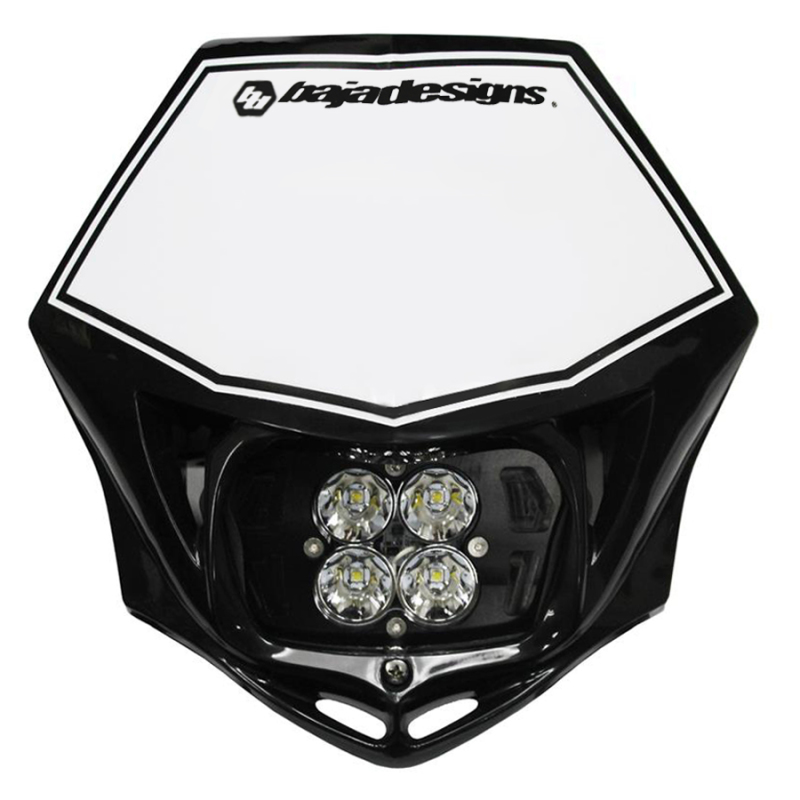 Baja Designs Motorcycle Race Light LED DC Black Squadron Sport - 557001BK