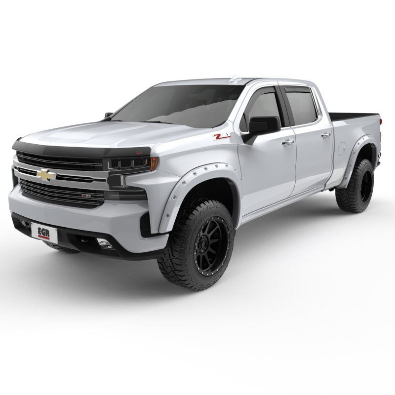 EGR 19-22 Chevrolet Silverado 1500 Summit White Traditional Bolt-On Look Fender Flares Set Of 4 - 791694-GAZ