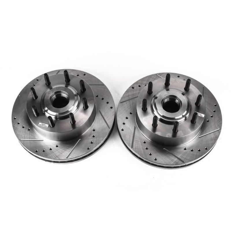 Power Stop 05-07 Ford F-350 Super Duty Front Drilled & Slotted Rotor - Pair - AR85115XPR