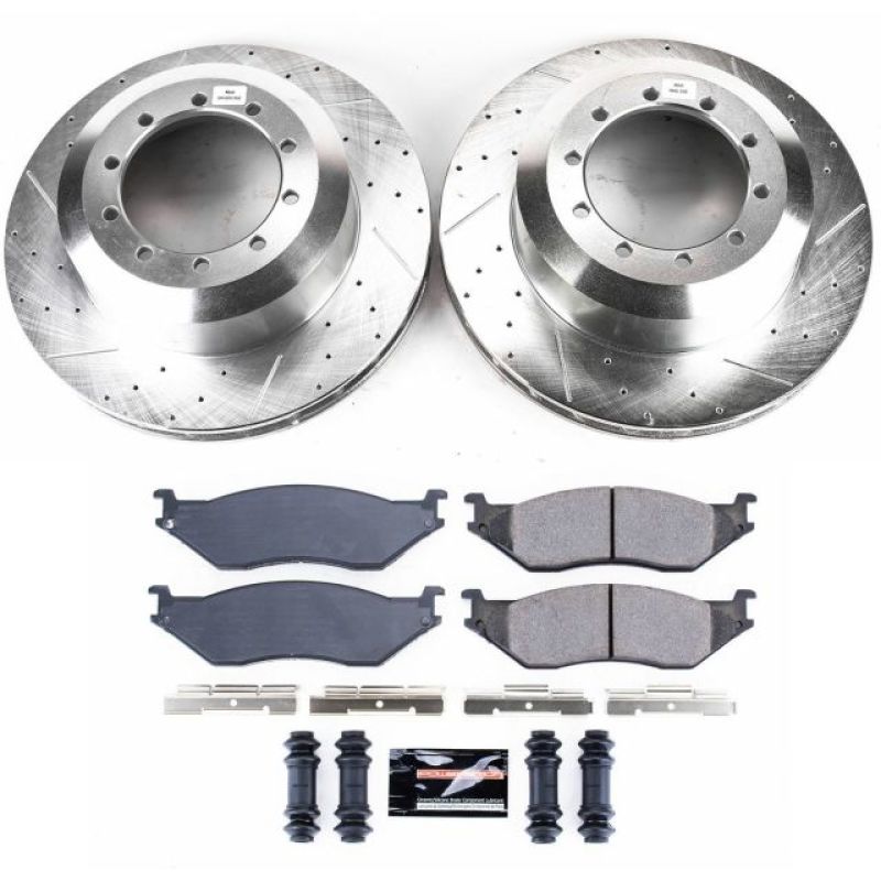 Power Stop 99-01 Ford F53 Front Z23 Evolution Brake Kit - K5184