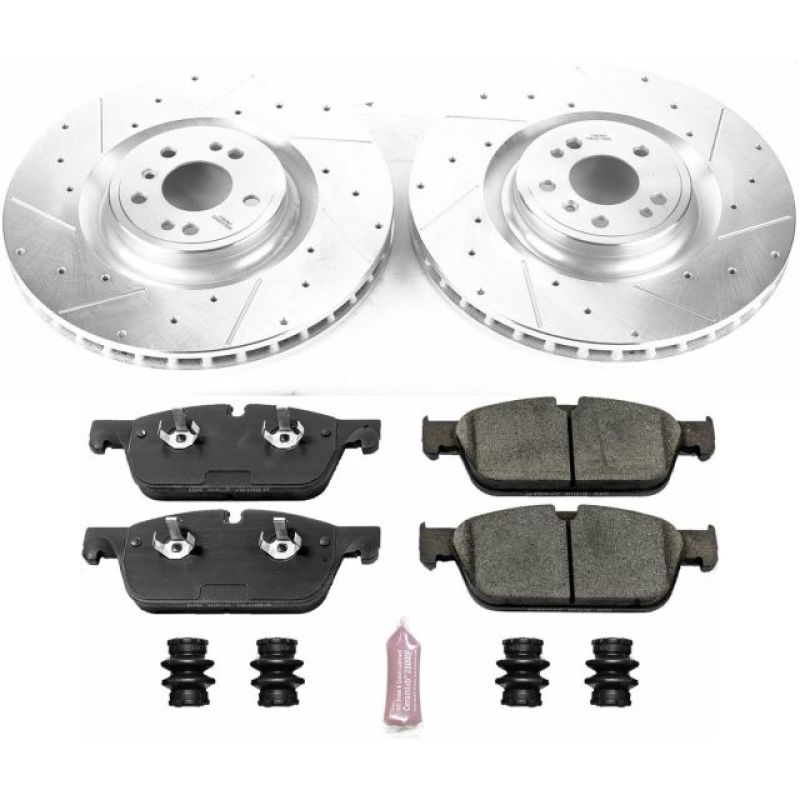 Power Stop 17-18 Mercedes-Benz GLS550 Front Z23 Evolution Brake Kit - K6900