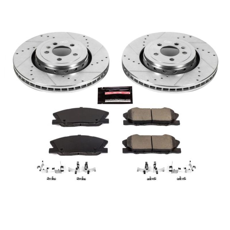 Power Stop 14-22 Dodge Charger Front Z23 Evolution Brake Kit - K7050