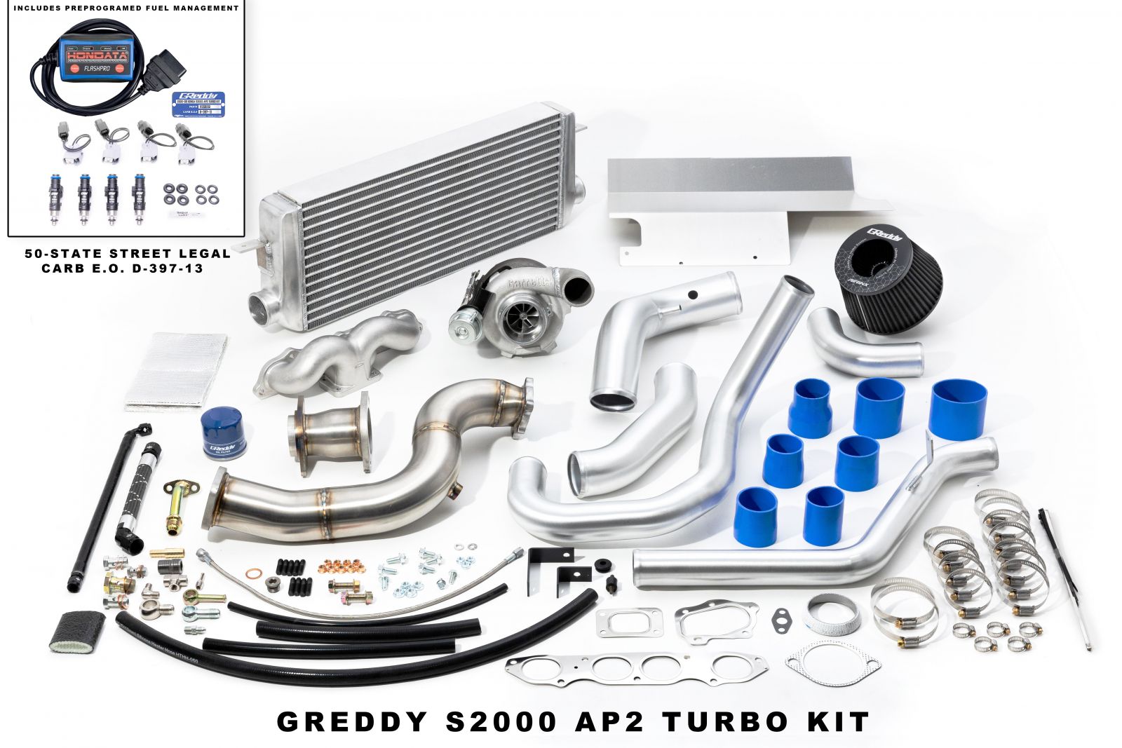 GReddy 06-09 Honda S2000 AP1/2 Gen2 GTX2867R Tuner CARB Turbo Kit - 11550051