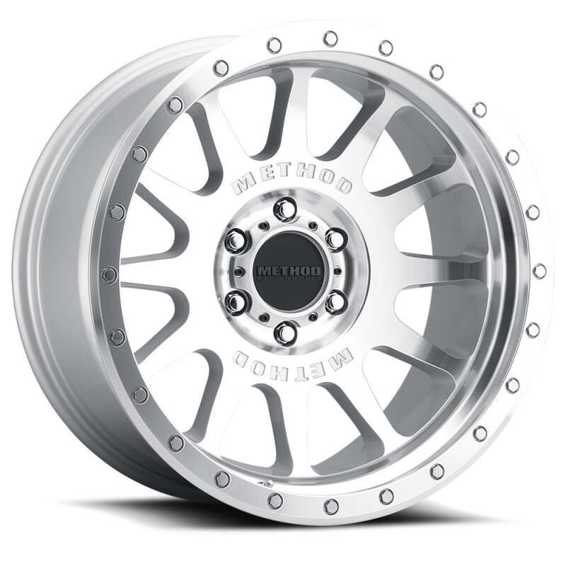 Method MR605 NV 20x10 -24mm Offset 8x180 124.1mm CB Machined Clear Coat Wheel - MR60521088324N