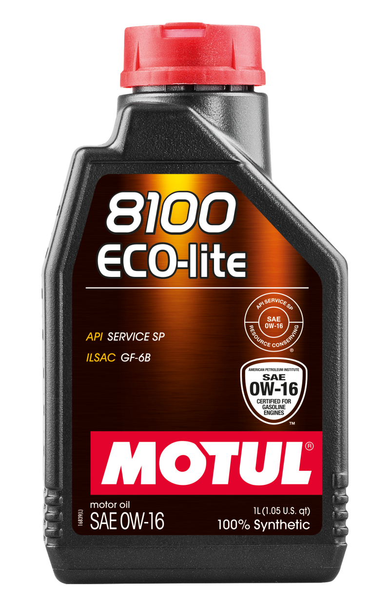 Motul 1L Synthetic Engine Oil 8100 0W16 Eco-Lite - 110376